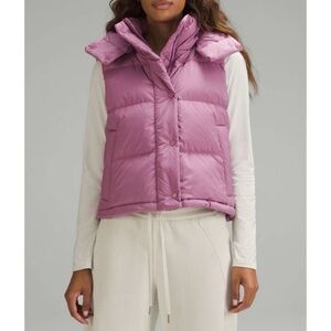 LULULEMON NWT Velvet Dust Wunder Puff Cropped Vest